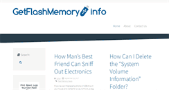 Desktop Screenshot of getflashmemory.info